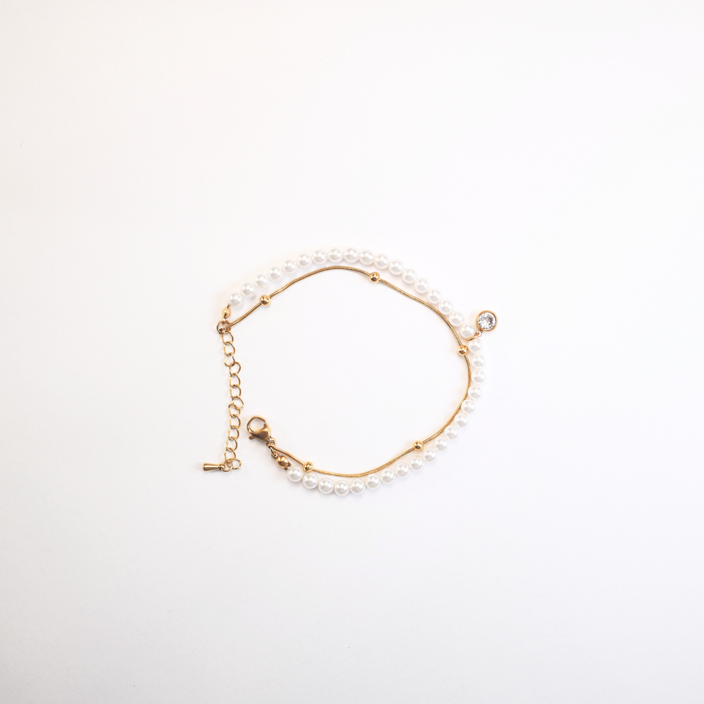 Double Layer Pearl Bracelet - Private Glows