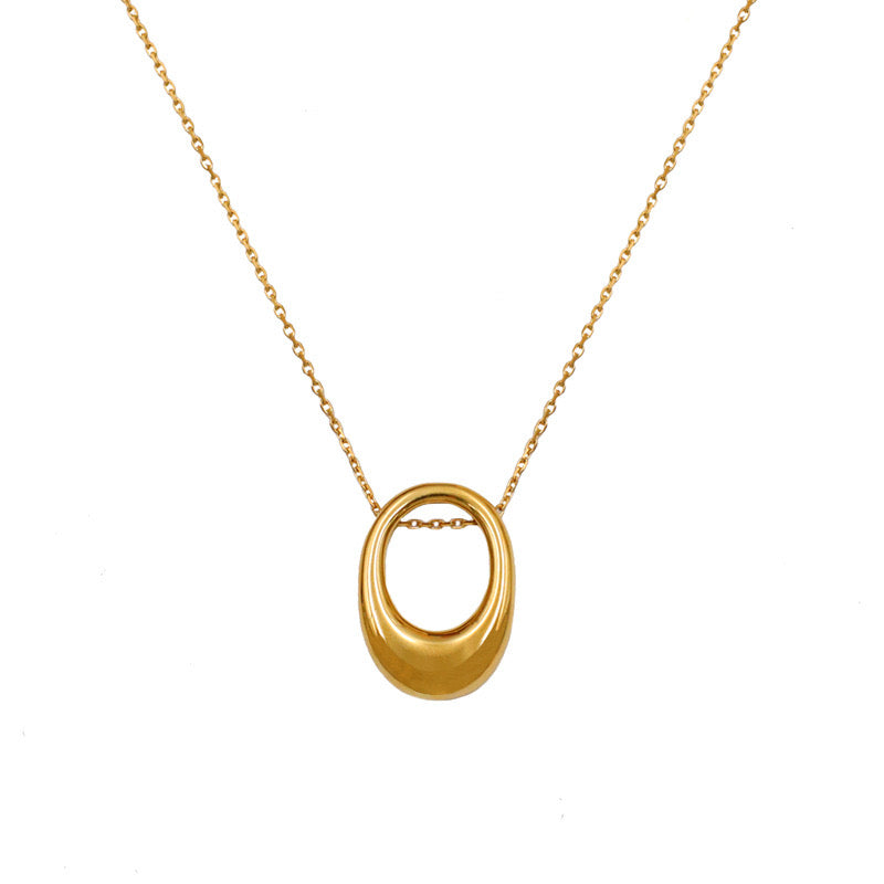 Golden Halo Pendant Necklace - Private Glows