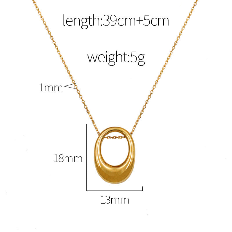 Golden Halo Pendant Necklace - Private Glows