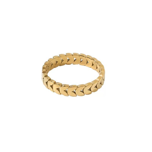 Textured Band Ring