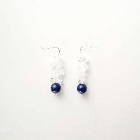 Lapis Lazuli Cascade Earrings - Private Glows