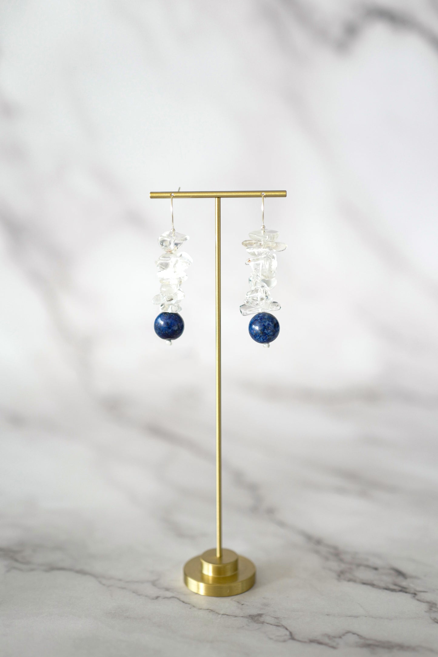 Lapis Lazuli Cascade Earrings - Private Glows