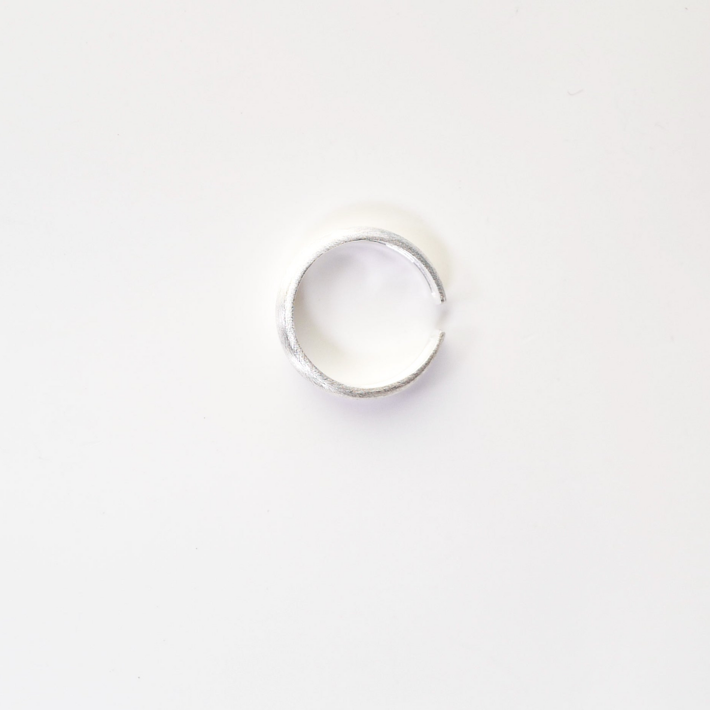 Silver Satin Adjustable Ring - Private Glows