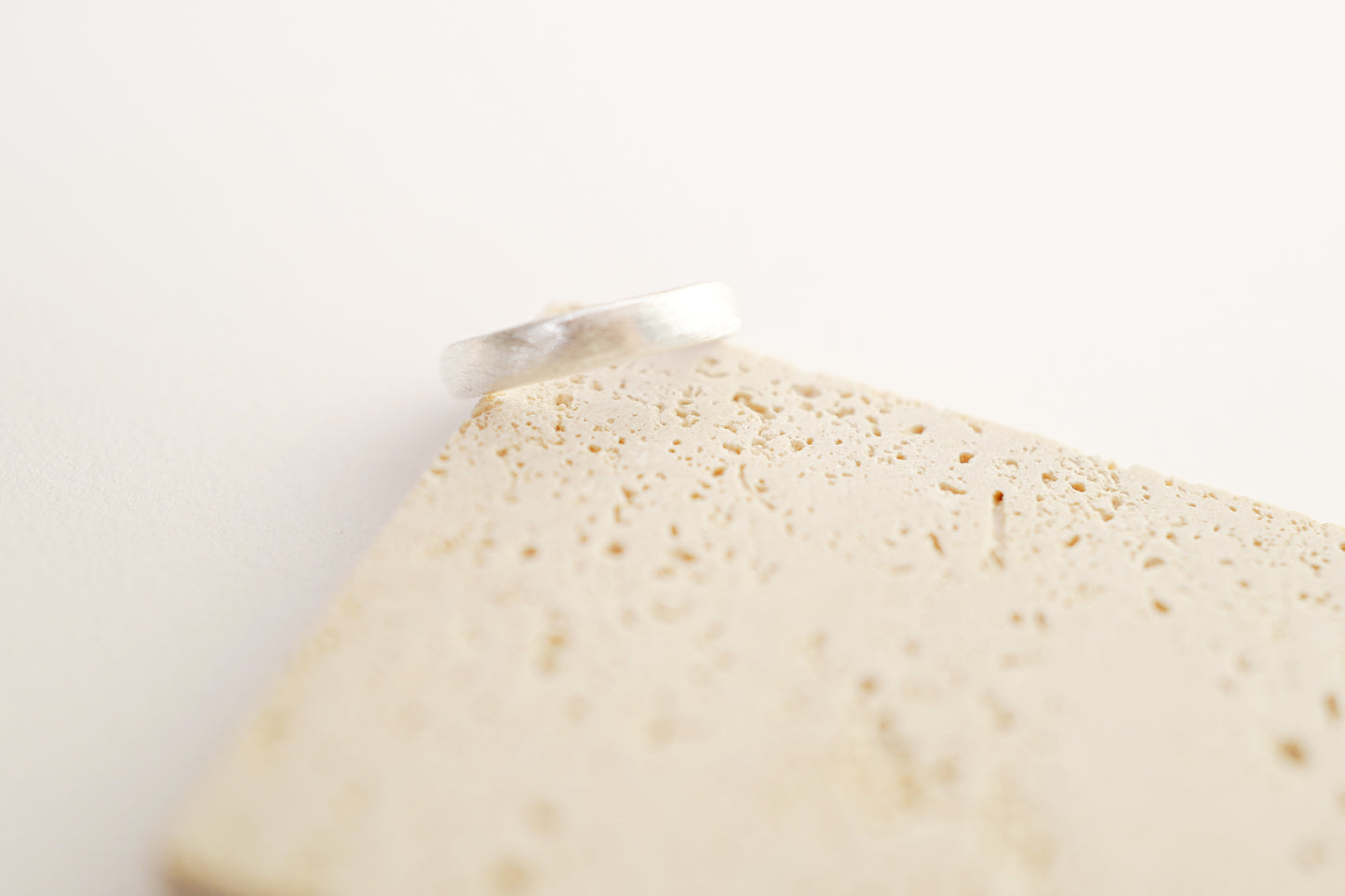 Silver Satin Adjustable Ring - Private Glows