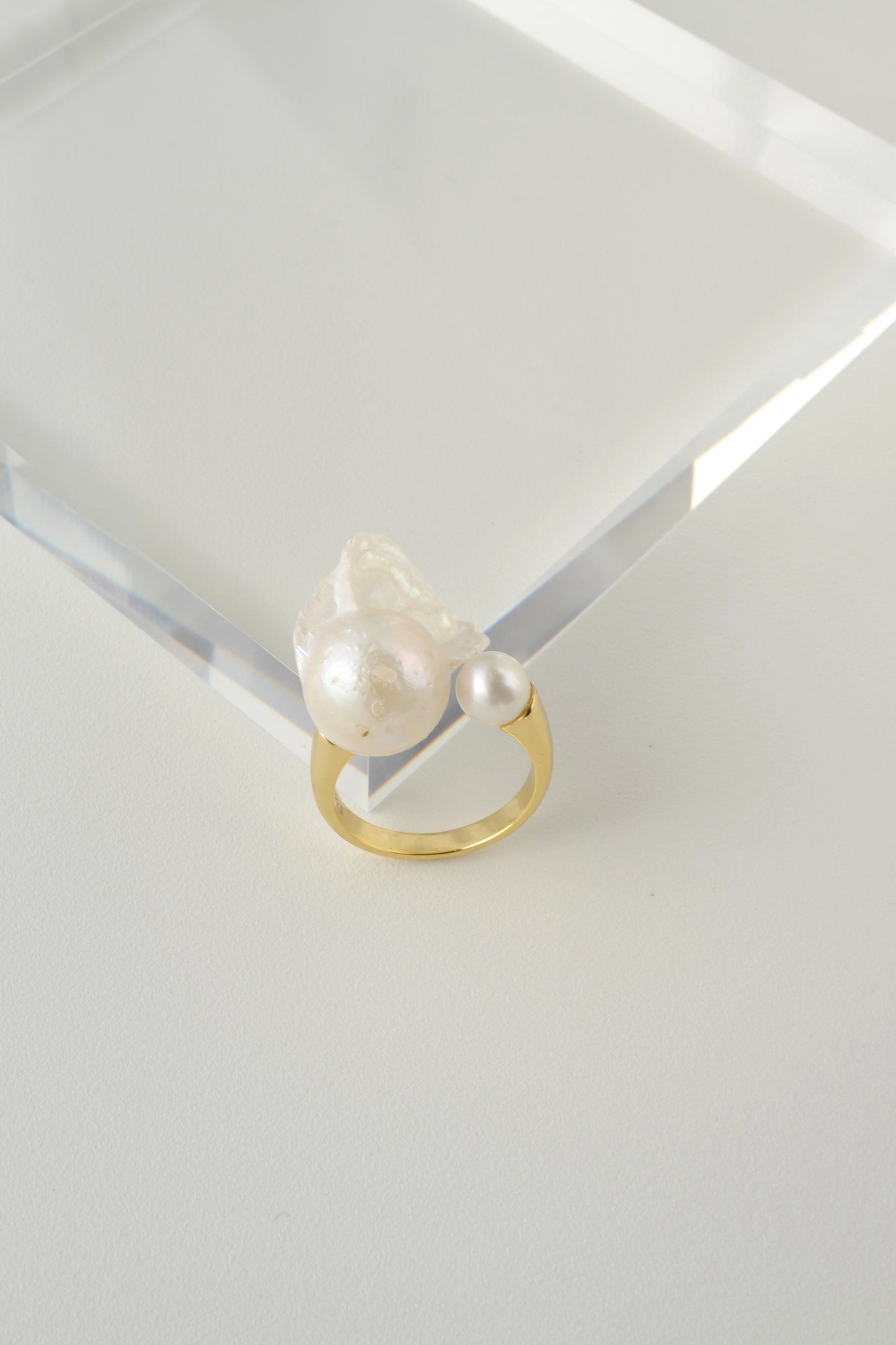 Seraphina Baroque Pearl Ring